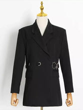 Blazer décontracté à col cranté Allison